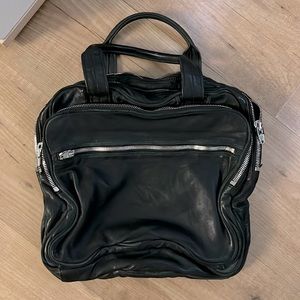 Alexander Wang Designer Black Leather Handbag